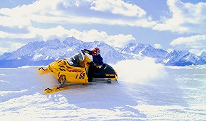 Snowmobile Stanley, Idaho