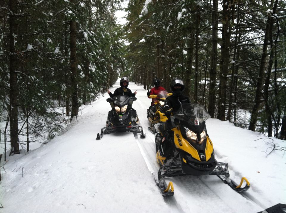 Snowmobiling with Rohr's in Northern Wisconsin's Vilas County